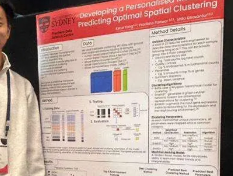 Presenting my poster